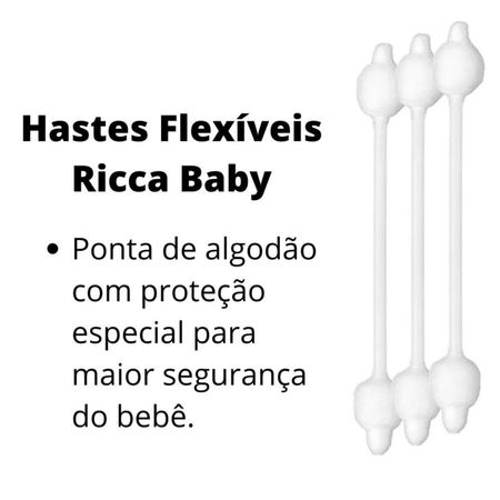 Kit-Hastes-Flexíveis-Ricca-Baby-Com-Ponta-de-Algodão-com-3-Unidades--2