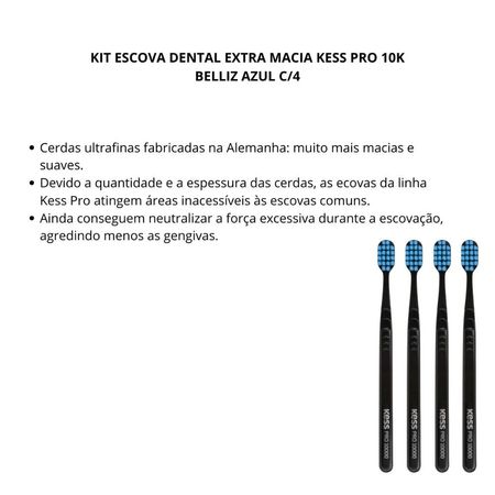 Kit-Escova-Dental-Extra-Macia-Kess-Pro-10k-Belliz-Azul-com-4-Unidades--2