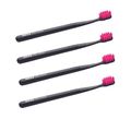 Kit Escova Dental Extra Macia Kess Pro 10k Belliz Rosa com 4 Unidades