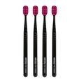 Kit Escova Dental Extra Macia Kess Pro 10k Belliz Rosa com 4 Unidades