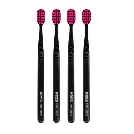 Kit-Escova-Dental-Extra-Macia-Kess-Pro-10k-Belliz-Rosa-com-4-Unidades--1