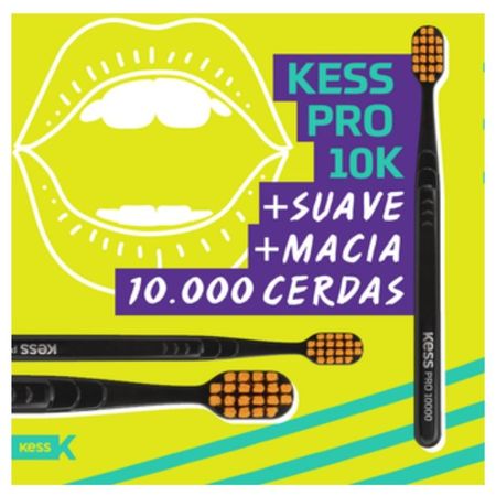 Kit-Escova-Dental-Extra-Macia-Kess-Pro-10k-Belliz-Verde-com-4-Unidades--4