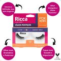 Cílios Postiços Ricca Belliz Fox Eyes Super Fox Vol:3 Médio