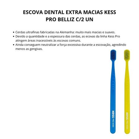 Kit-Escova-Dental-Extra-Macias-Kess-Pro-Belliz-Azul/Verde-com-2-Unidades--2