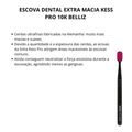 Escova Dental Extra Macia Kess Pro 10k Belliz Rosa Cod.2107