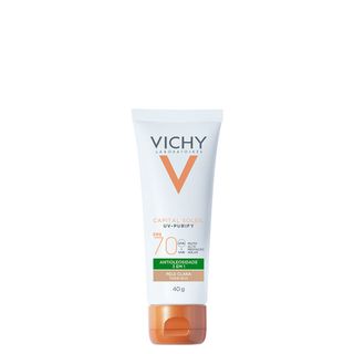 Protetor Solar Anti-Oleosidade FPS 70 Vichy Capital Soleil Purify 02 Clara 40 g Clara