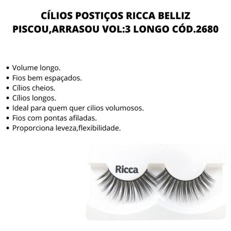Cílios-Postiços-Ricca-Belliz-Piscou,Arrasou-Vol:3-Longo--2