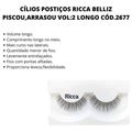 Cílios Postiços Ricca Belliz Flash Lashes Olhar Marcante Vol:2 Longo