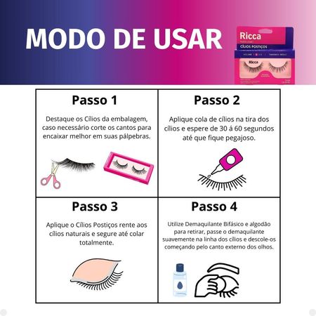 Cílios-Postiços-Ricca-Belliz-Flash-Lashes-Piscada-de-Boneca-Vol:2-Médio--5
