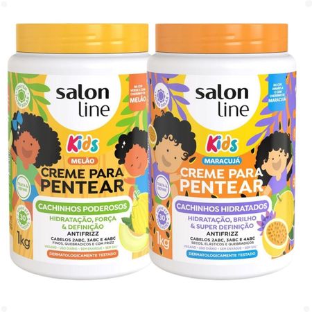 Kit-Salon-Line-Kids-Cremes-de-Pentear---Melão-+-Maracujá-+-Uva-+-Melancia-+-Morango--2
