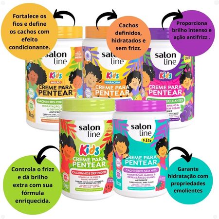 Kit-Salon-Line-Kids-Cremes-de-Pentear---Melão-+-Maracujá-+-Uva-+-Melancia-+-Morango--4