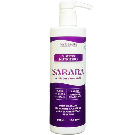 For-Beauty-Sarará---Shampoo-Nutritivo-Cacheados-e-Crespos-500ml--1