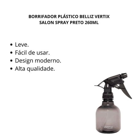 Borrifador-Plástico-Belliz-Vertix-Salon-Spray-Preto-260ml--2