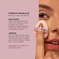 Kit Océane Mini 5 Pincéis Drop e Powder Puff Rosa (3 produtos)