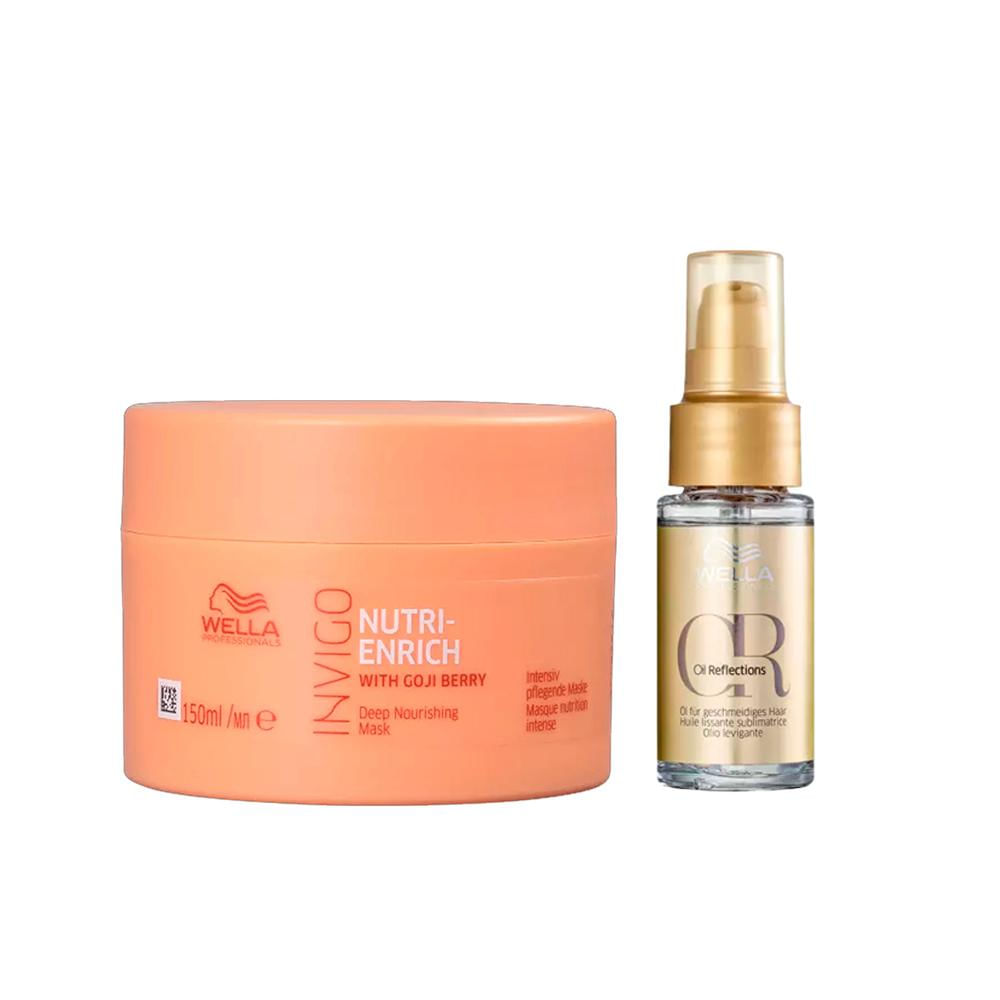 Máscara Nutri-Enrich 150ml e Oil Reflections 30ml - Wella