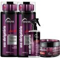 Kit Truss Uso Obrigatorio Plus - Shampoo + Condicionador + Máscara + Spray