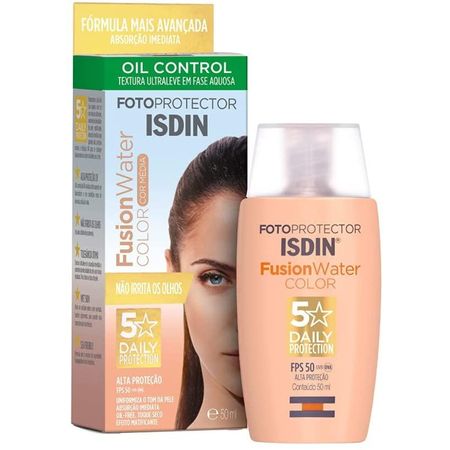 Protetor-Solar-Facial-Isdin-Fusion-Water-Color-Média-FPS50-50ml--1