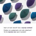 Océane Flat Blend Roxa - Esponja de Maquiagem