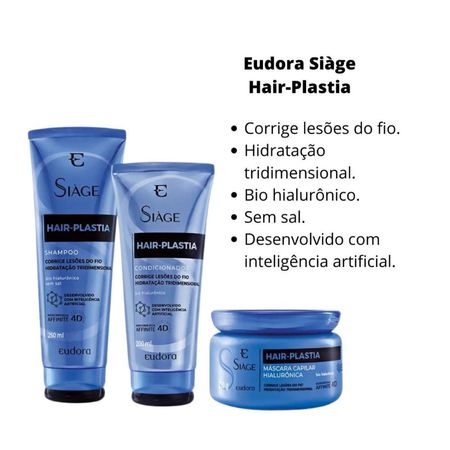 Kit-Siage-Eudora-Hair-plastia---Shampoo-+-Condicionador-+-Máscara--2
