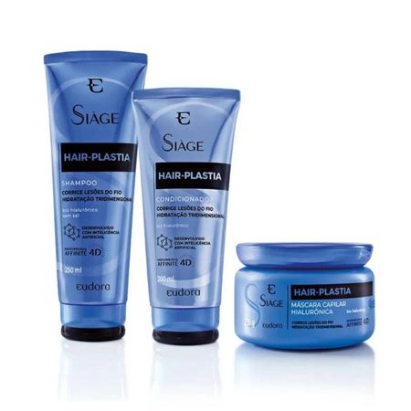 Kit-Siage-Eudora-Hair-plastia---Shampoo-+-Condicionador-+-Máscara--1