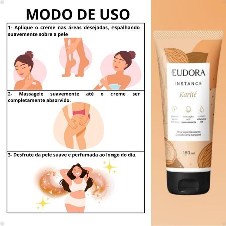 Kit-Eudora-Instance-Karité---Sabonete-Vegetal-+-Creme-Hidratante--4