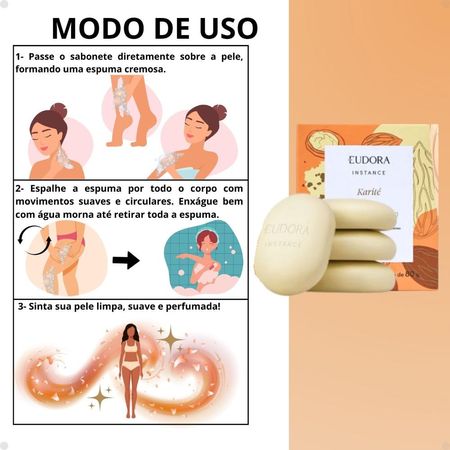 Kit-Eudora-Instance-Karité---Sabonete-Vegetal-+-Creme-Hidratante--6