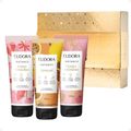 Kit Eudora Instance Creme Desodorante Corporal - Frutas Vermelhas + Marácuja + Cereja e Amêndoas