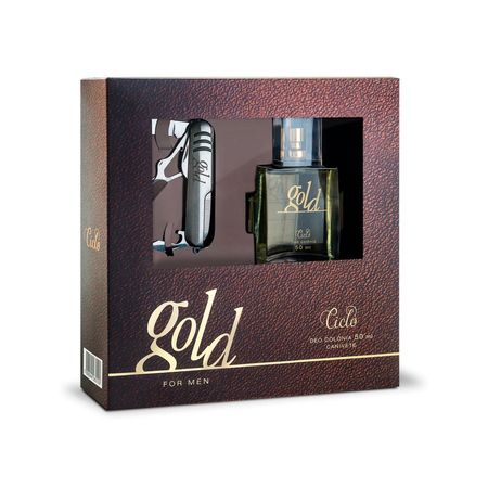 Kit-Perfume-Masculino-Deo-Colônia-Gold-50ml-+-Canivete-Ciclo-Cosméticos--1