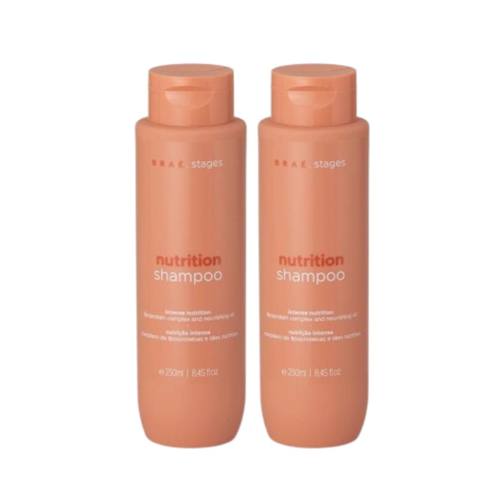 Kit 2 Shampoo Nutrição Braé Stages