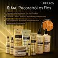 Refil Shampoo Eudora Siàge Reconstrói Os Fios 400ml