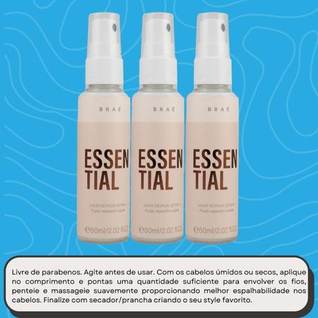 Braé-Essential-Kit-3-Spray-Fluido-Reparador-Capilar-60ml--3