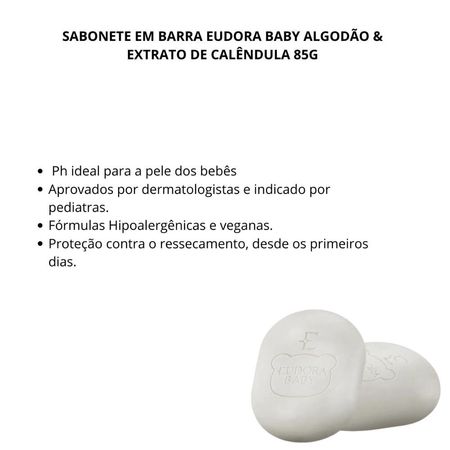 Sabonete-em-Barra-Eudora-Baby-Algodão-&-Extrato-de-Calêndula-85g--2