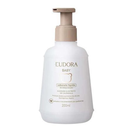 Sabonete-Líquido-Eudora-Baby-Algodão-&-Extrato-de-Calêndula-200ml--1