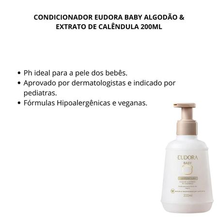 Condicionador-Eudora-Baby-Algodão-&-Extrato-de-Calêndula-200ml--2