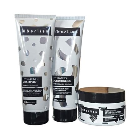 Kit-Avlon-Uberliss-Hydrating---Shampoo-250ml-+-Condicionador-250ml-+-Máscara-Temporary-Obsidian-Elegance-250g--1