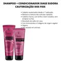Kit Siage Eudora Cauterização dos Fios - Shampoo + Condicionador