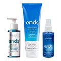 Kit Lowell Ends Regenerador Shampoo 240ml + Reparador 100ml + Booster 100ml