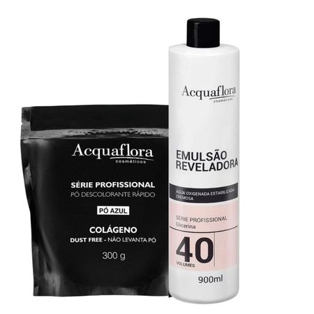 Kit-Pó-Descolorante-+-Emulsão-Reveladora-Acquaflora-Volume-40-900ml--1