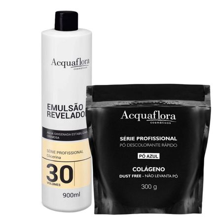 Kit-Pó-Descolorante-+-Emulsão-Reveladora-Acquaflora-Volume-30-900ml--1