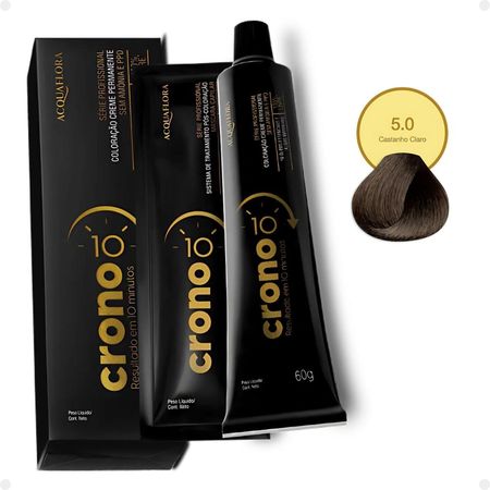 Coloração-Creme-Permanente-Acquaflora-Crono-10-minutos-5.0-Castanho-Claro-60g--2
