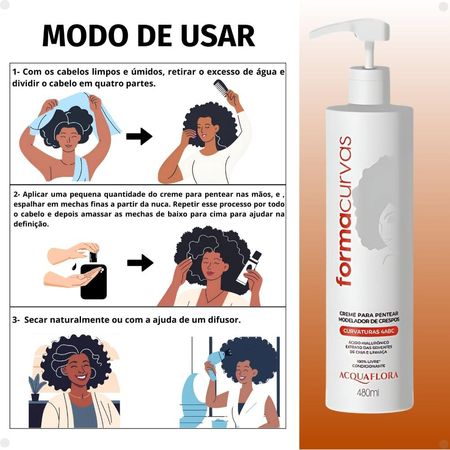 Kit-Acquaflora-Forma-Curvas:-Gelatina-Modeladora-Intensa-E-Creme-Modelador-De-Crespos--4