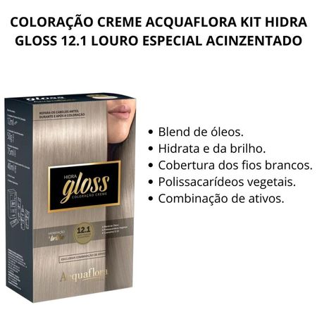 Coloração-Creme-Acquaflora-Kit-Hidra-Gloss-12.1-Louro-Especial-Acinzentado--2