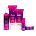 Kit Lowell Liso Mágico - Shampoo 240ml + Condicionador 200ml + Máscara 240g + Fluído 200ml + Óleo 30ml