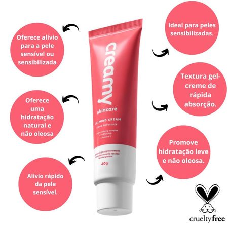Gel-creme-Hidratante-Calmante-Creamy-Skincare-Calming-Cream-40g--2