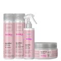 Kit Cadiveu Essentials Quartzo Shine - Shampoo 250 ml + Condicionador 250 ml- + Máscara de Brilho 200 ml + Fluído 200 ml