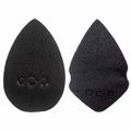 Océane Edition Kit - Esponja Flat Drop Preto + Mini Esponja Drop Preta Kit
