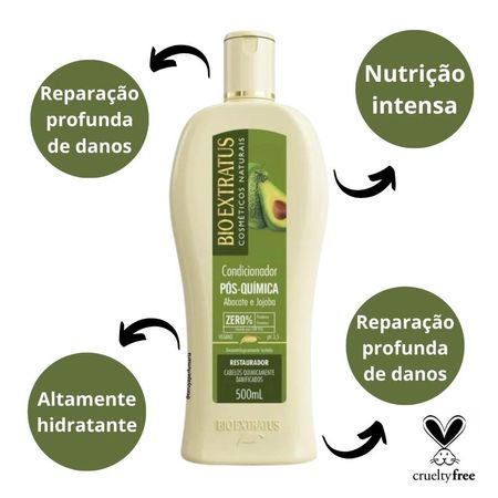 Condicionador-Bio-Extratus-Pós-Quimica-Abacate-e-Jojoba-500ml--2