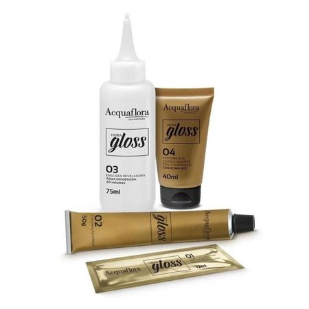 Coloração-Creme-Acquaflora-Kit-Hidra-Gloss-6.0-Louro-Escuro--3