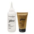 Coloração Creme Acquaflora Kit Hidra Gloss 6.0 Louro Escuro