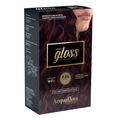 Coloração Creme Acquaflora Kit Hidra Gloss 4.66 Borgonha